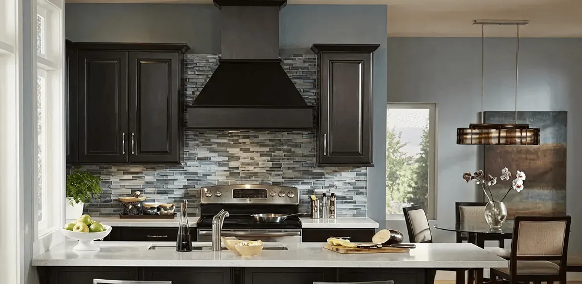 Kitchen cabinet painting and refinishing in a modern kitchen in Scottsdale, AZ