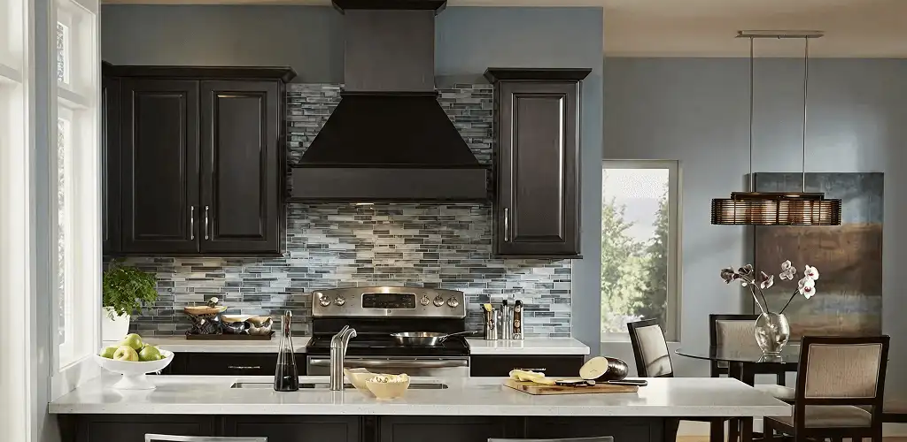 Kitchen cabinet painting and refinishing in a modern kitchen in Scottsdale, AZ